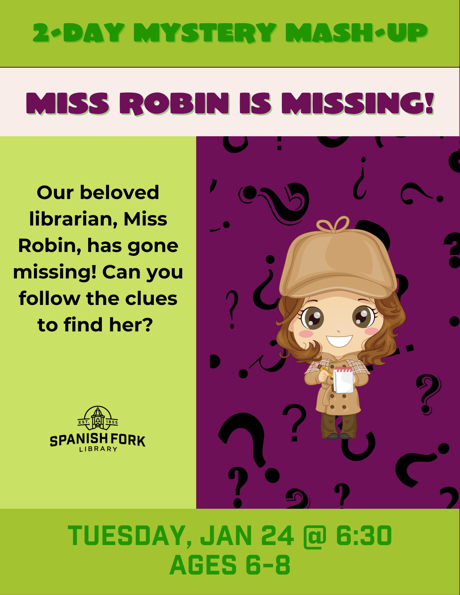 Miss Robin is Missing!
